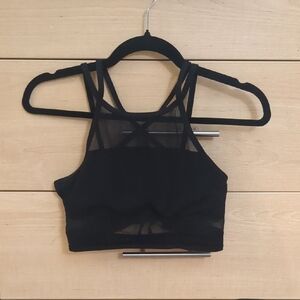 PINK Victoria's Secret Black Sports Bra